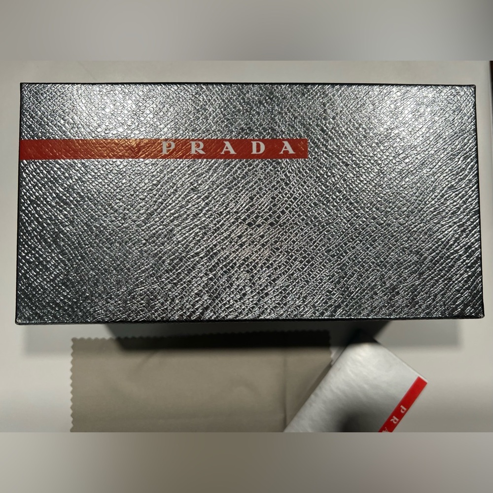 Prada Sunglass Box Silver